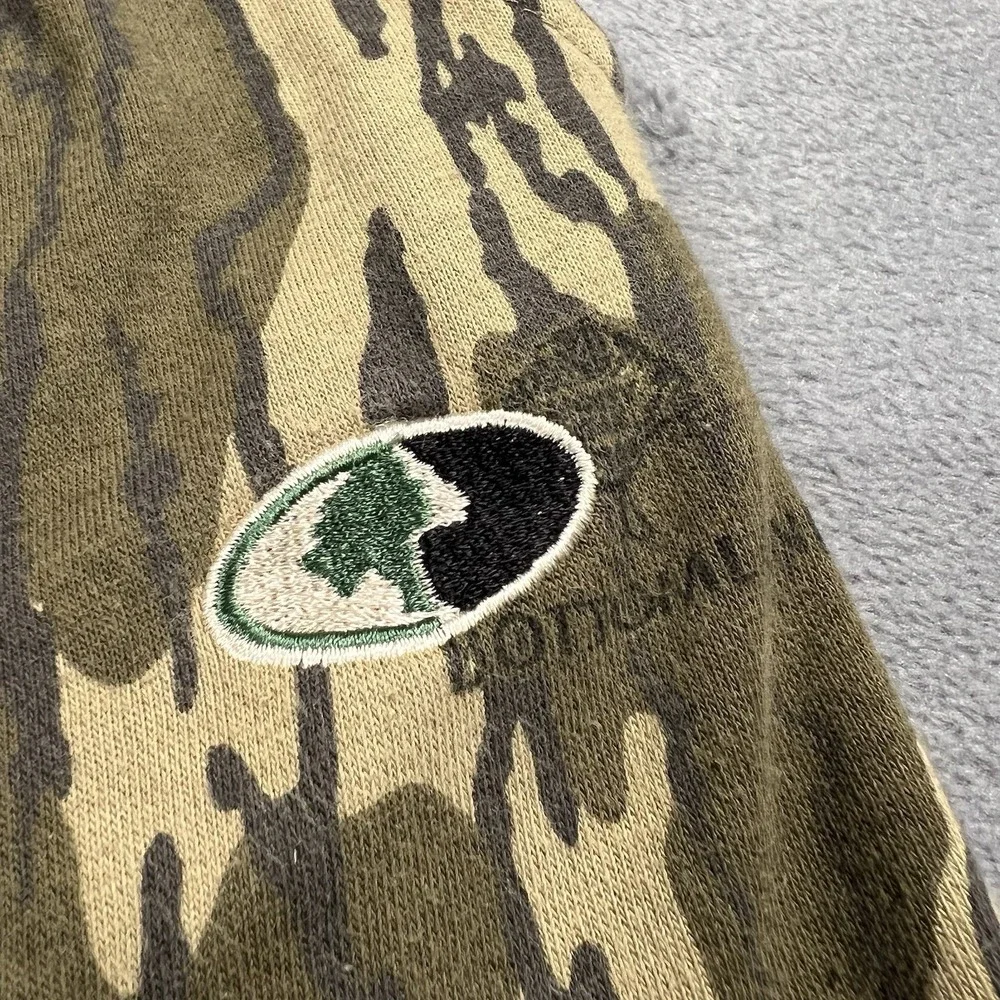 Mossy Oak Sweatpants Mens M Green Brown Cotton Mill Vintage Joggers Pockets